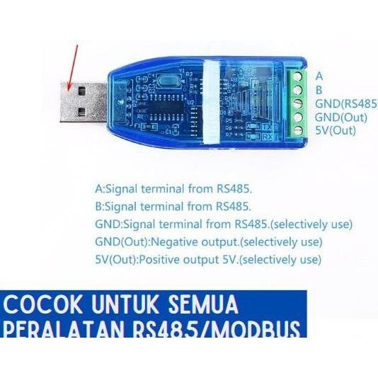usb to rs485 usb rs 485  rs485 converter modbus plc iot industrial TERBARU