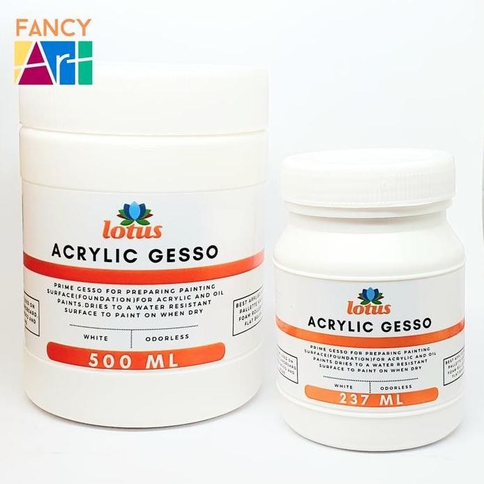 

ready Lotus Acrylic Decoupage White Gesso 237ml