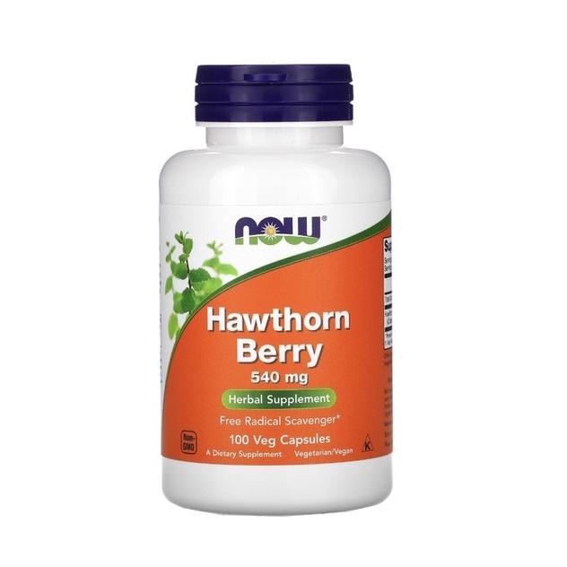 

Now Foods Hawthorn Berry 540 Mg 100 Veg Capsules
