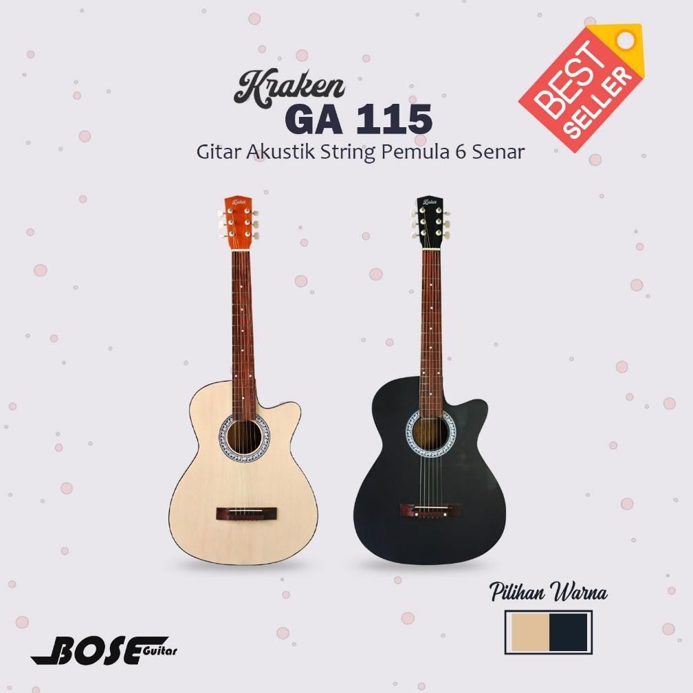 NEW Gitar Kraken GA 115 Pemula Termurah
