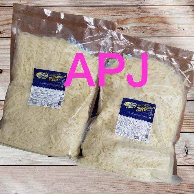

Promo Keju Mozarella Mozarela Mozzarella Green Valley Shredded Parut 1Kg