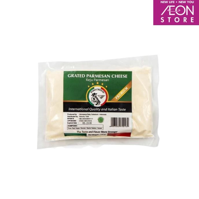 

Grosir Keju Parmesan Cheese - Indocheese Keju Parmesan Premium 200Gram