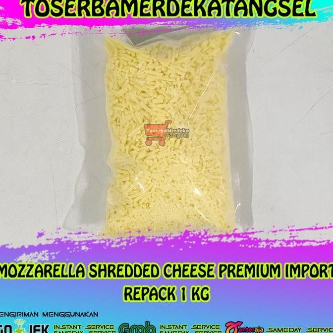 

Sale Mozzarella Parut / Shredded Premium Import 1 Kg