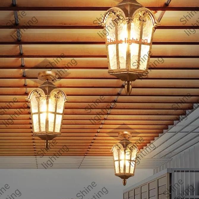Murah Lampu Plafon Klasik Modern Outdoor Waterprood Teras Tipe 11200 H