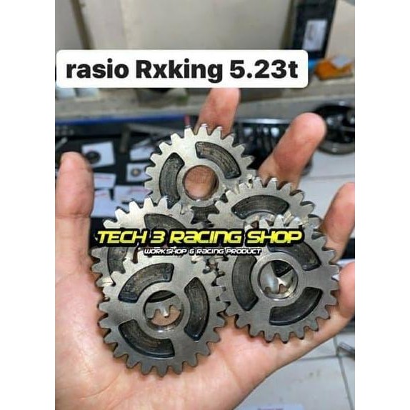 RASIO RX KING GI 5 23T NOT MOTO 1 QTT YYPANG garansi