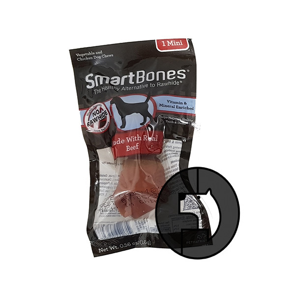 

smartbones beef 0.56 oz 1 mini veg chicken