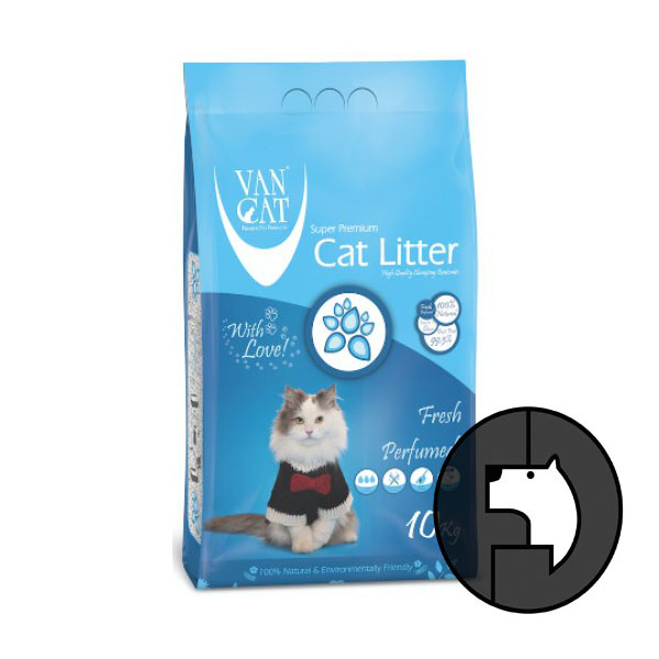 van cat 10 kg fresh perfumed cat litter pasir wangi