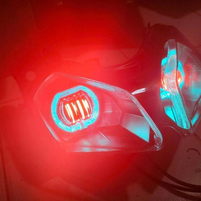 Refektor vario 110 karbu proji biled 2 lensa  Motor Motorcycle