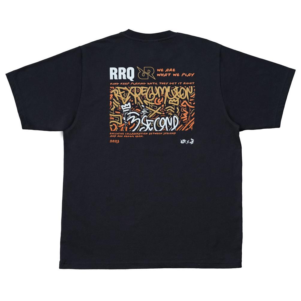 Promo Kaos Mural Rrq X 3Second T-Shirt Baju Distro Rrq Pria Wanita