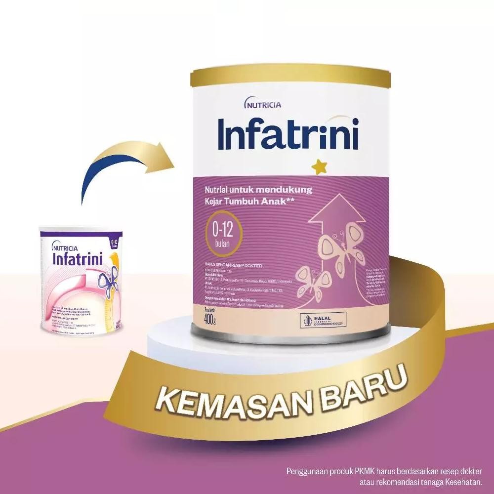 Infatrini Infantrini Powder 400 g - Susu Bubuk Formula Pertumbuhan 0-12 Bulan AST