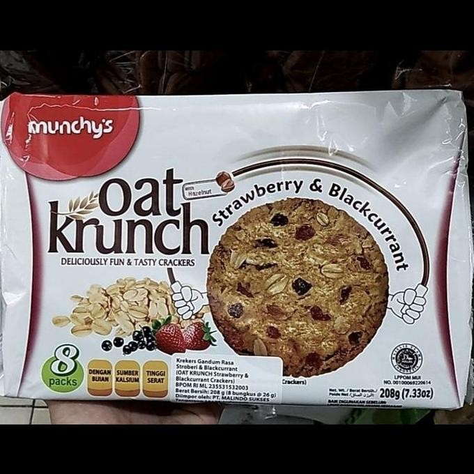 

Munchys Oat Krunch Strawberry Blackcurrant 208Gr Promo
