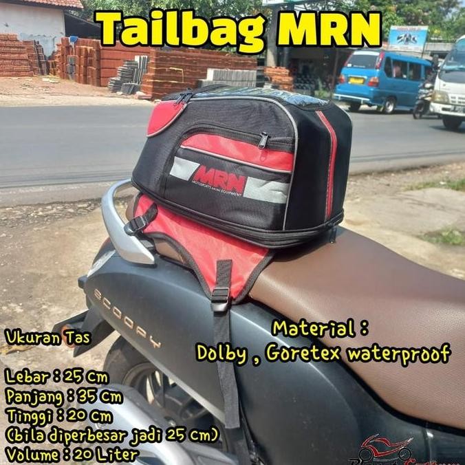 Tas Motor Trail Motocross Touring Ransel Mudik Aman Plus Cover Hujan