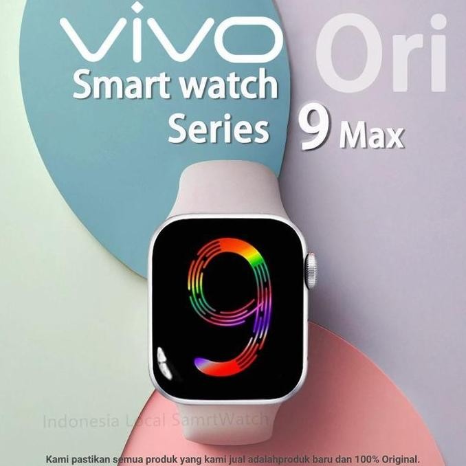 2024 New Vivo Smartwatch S9 Max Pria Jam Pintar Bluetooth Olahraga Smart Series 9 Pro Digital Watch 