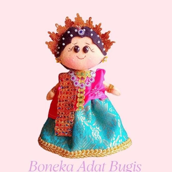 Boneka Baju Adat Bugis Custom Handmade