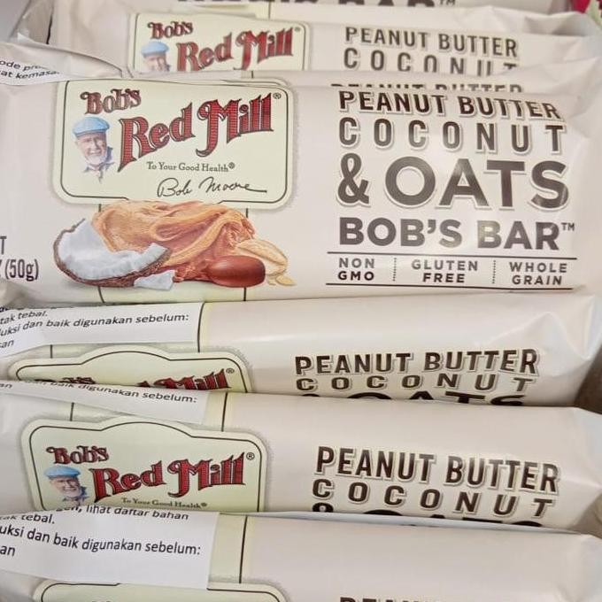 

Brm Bob Red Mill Peanut Butter Coconut & Oats Bob'S Bar 50G Gluten Fre Terlaris