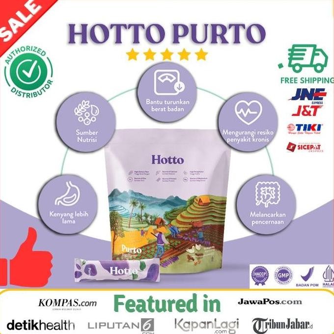 

Hotto Purto Multigrain Sereal Oat High Fiber Original - Per Pouch Promo