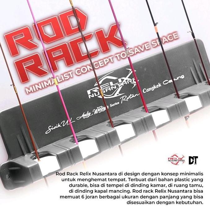 Rod Rack atau Tempat Joran Pancing Relix Nusantara [terbaik]