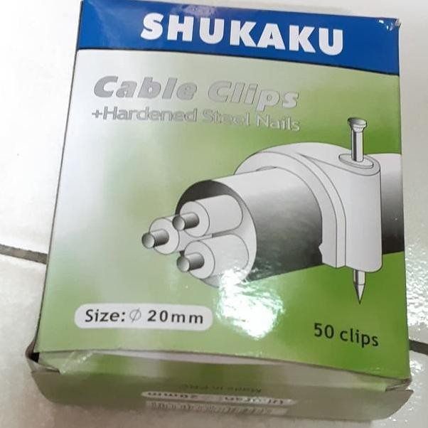Klem Kabel 20Mm Shukaku Listrik Paku Beton Klip