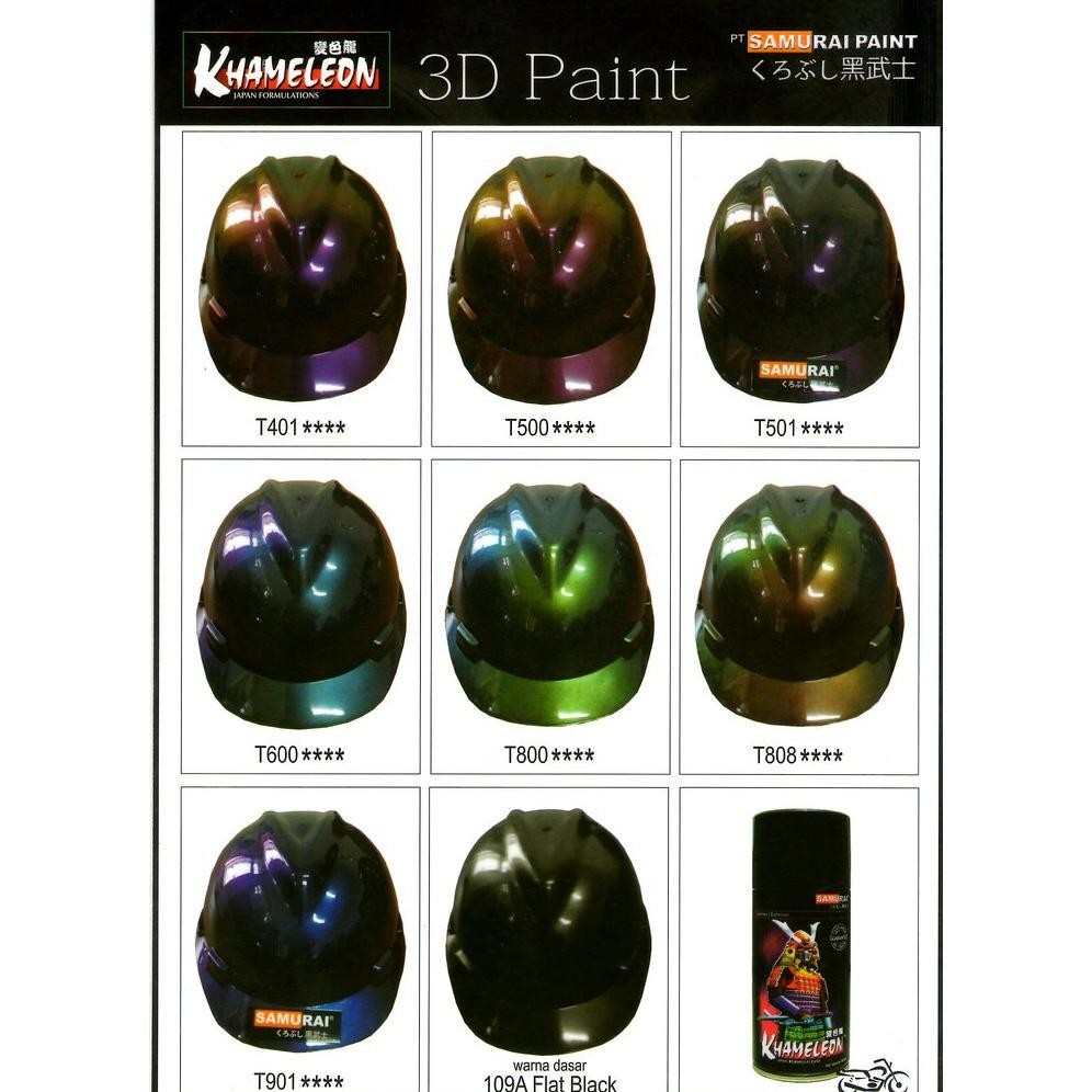 

Samurai Paint T501 KHAMELEON VIOLET KEUNGU-KUNING-Cat Semprot 3D warna BUNGLON SV9