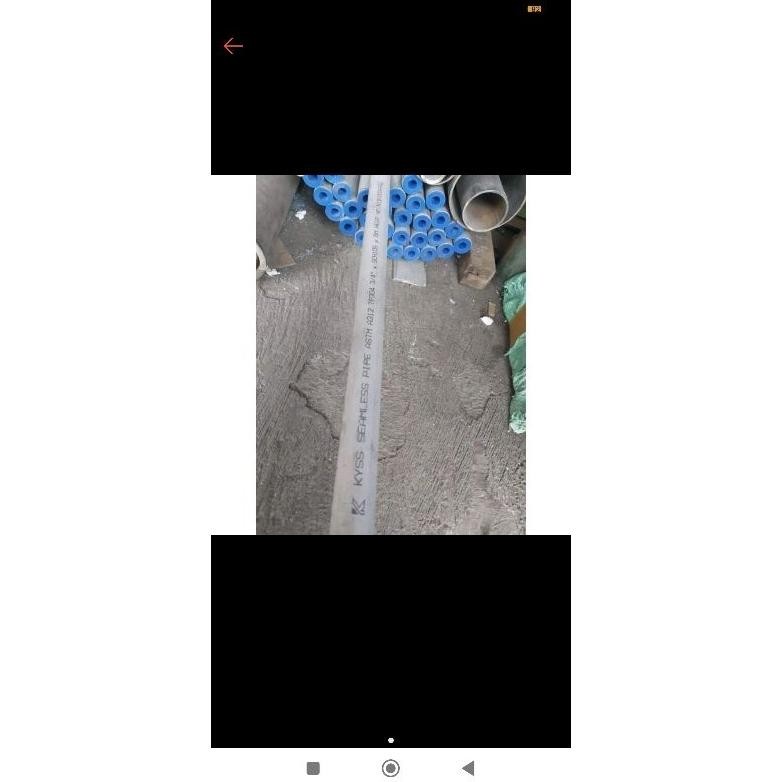 Original Pipa Stainless Seamless Od 27Mm Tebal 2Mm - Pipa Stenlis Presisi