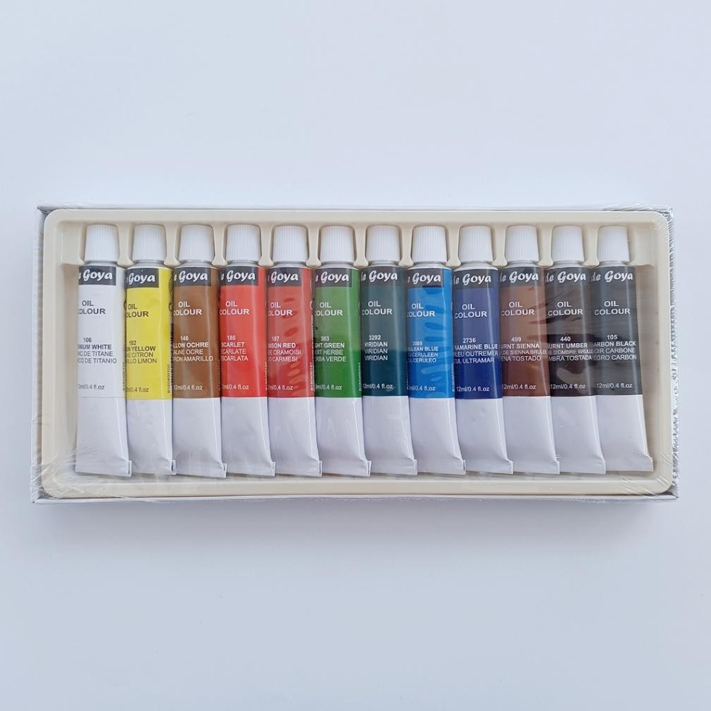 

De Goya Oil Colour Set 12x12ml / Oil Colour Set / Cat Minyak Set SV9