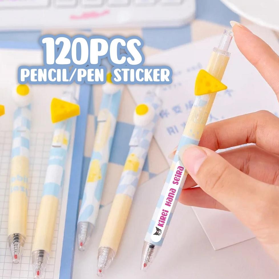 

STIKER ANAK PENSIL PULPEN 1 SET ISI 120PCS WATERPROOF SV9