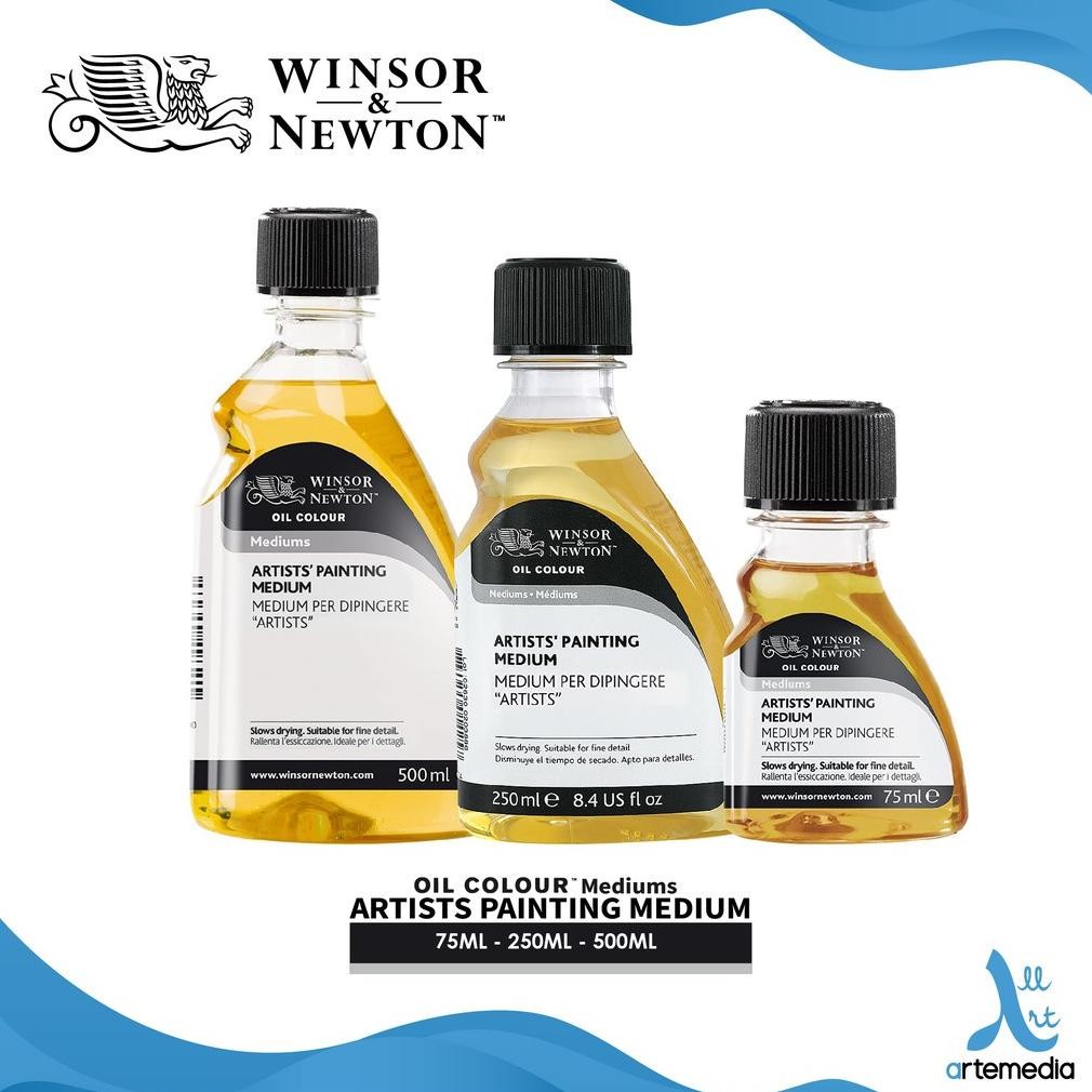 

Winsor & Newton Artists Painting Medium Oil Painting Cat Minyak SV9