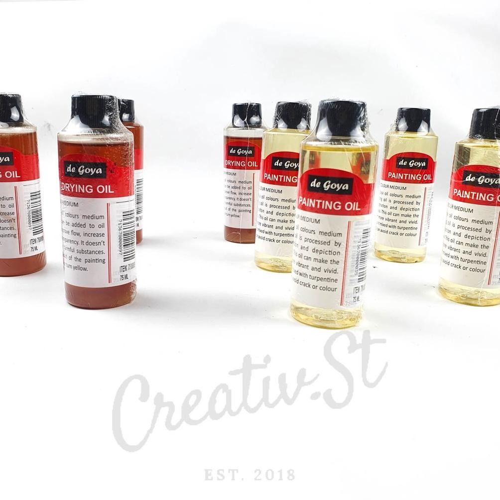 

De Goya Processed Linseed Oil 75Ml Cairan Cat Minyak SV9