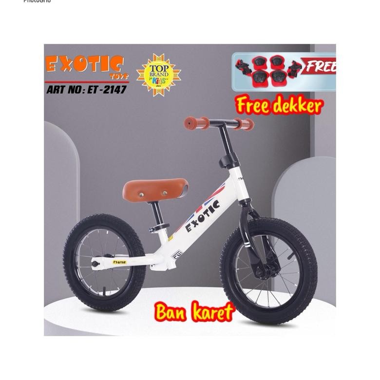 Balance bike Push bike Sepeda anak tanpa pedal Exotic AST