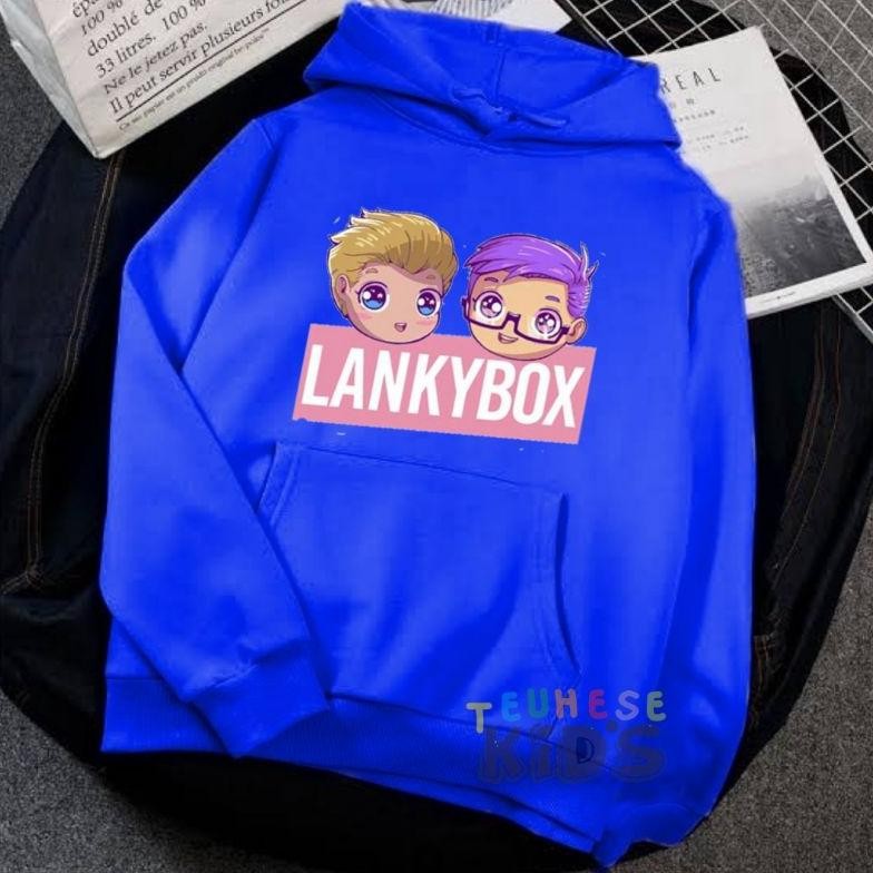 JAKET HOODIE ANAK LANKYBOX UNGU LILAC AST