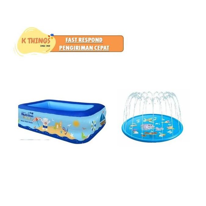 NUTRILON Kolam Renang Kolam Bola Karet Anak Bayi / Royal Swimming Pool