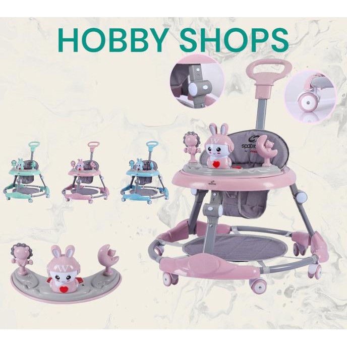 space baby sb 513 baby walker anak bayi spacebaby alat bantu jalan bayi
