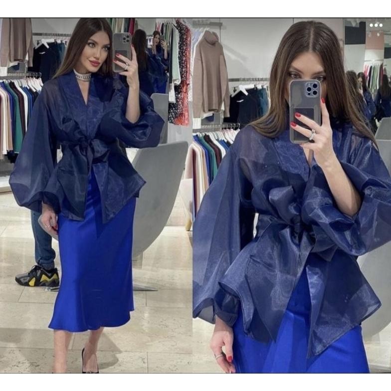 Outer Organza fuzzie || Outer Organza Pesta || Outer Kondangan || Outer Terbaru ||Outer Organza Vira