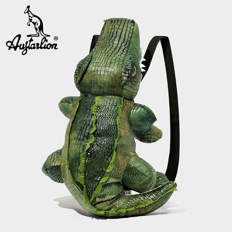 Ransel Buaya untuk Gadis Tas Telepon Imut Tas Camilan Hewan Anak Mainan Plush