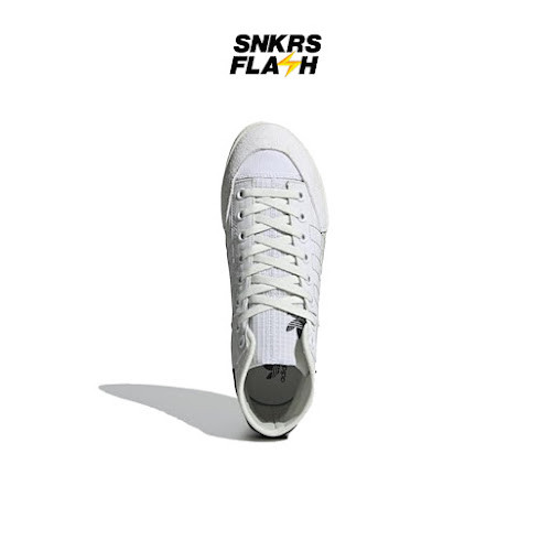 ADIDAS Nizza Parley Hi White Sepatu Sneakers Pria - GZ1474 - Size 42.7