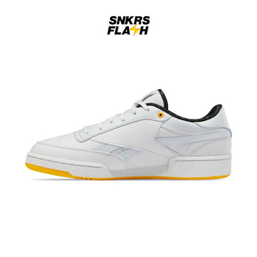 REEBOK Club C Revenge Spirit White Silver Sepatu Sneakers Pria - HQ6205 - Size 44