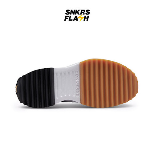 CONVERSE Run Star Hike Saddle Black White Sepatu Sneakers Wanita - A00852C - Size 40