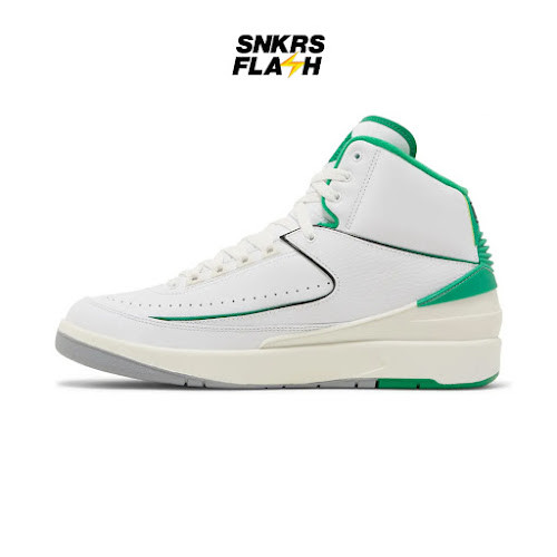 AIR JORDAN 2 Retro Lucky Green Sepatu Sneakers Pria - DR8884103 - Size 40