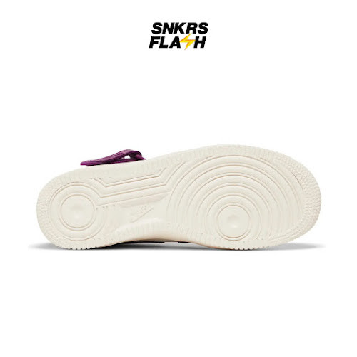 NIKE Force 1 07 Mid Lx Viotech Summit White Sepatu Sneakers Wanita - DZ4865503 - Size 42