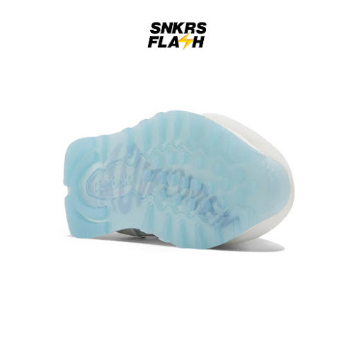 REEBOK Classic Leather Chalk Thirsty Blue Sepatu Sneakers Unisex - GW3827 - Size 36.5