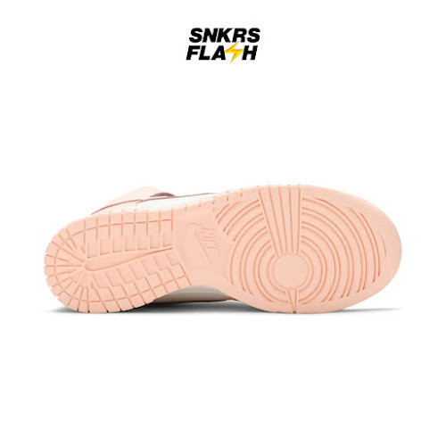 NIKE Dunk High Sail Crimson Tint Sepatu Sneakers Wanita - DD1869104 - Size 39