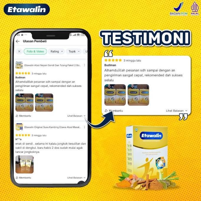 

Etawalin Susu Kambing Etawa Original Atasi Masalah Sendi Dan Tulang Kualitas Terbaik Harga Termurah