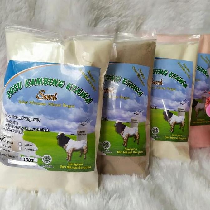 

Susu Bubuk Kambing Bubuk 1000Gram/Kg (Grade 2) Kualitas Terbaik Harga Termurah
