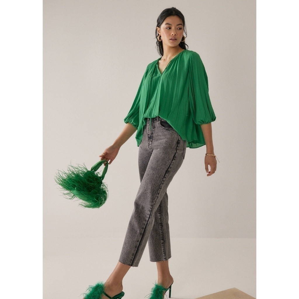 Love, Bonito - Celana Wanita - Laia Denim Straight Leg Jeans