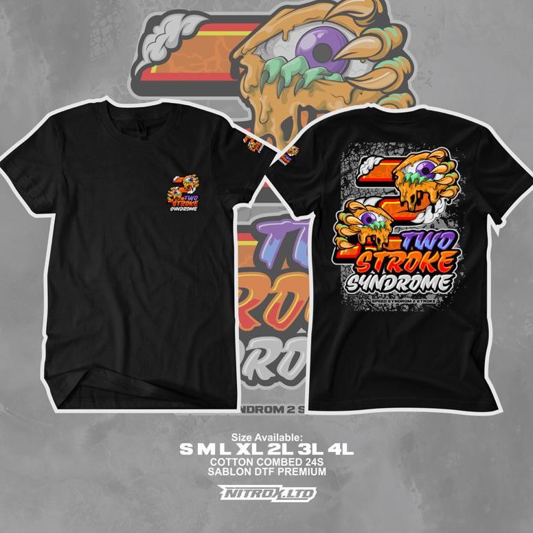 Promo Kaos 2Stroke Syndrome Kaos Racing Kaos Murah Kaos 2Tak