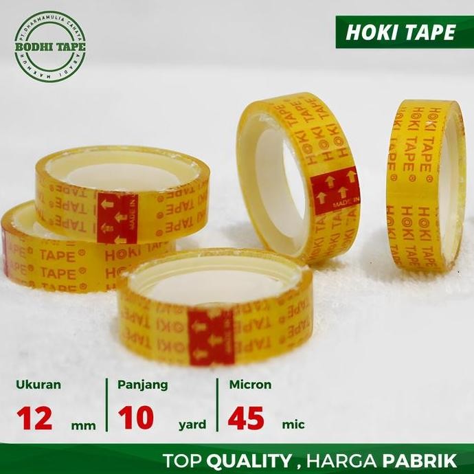 

Paket 6 Slop Isi 72Roll Isolasi Kertas Kado 12Mm X 20Y Cuma Alat Co