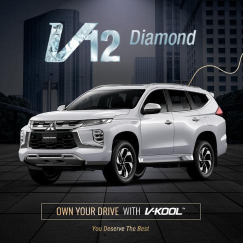Kaca Film V-KOOL Diamond Series MITSUBISHI PAJERO SPORT 2016 Depan VK40