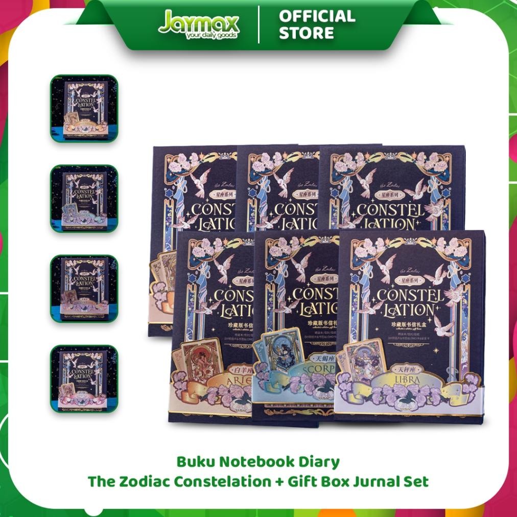 

Buku Notebook Diary The Zodiac Constelation + Gift Box Jurnal Set