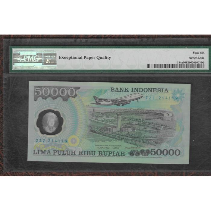 Uang Kuno 50000 Rupiah Soeharto Polimer Pmg Original Dan Terpercaya