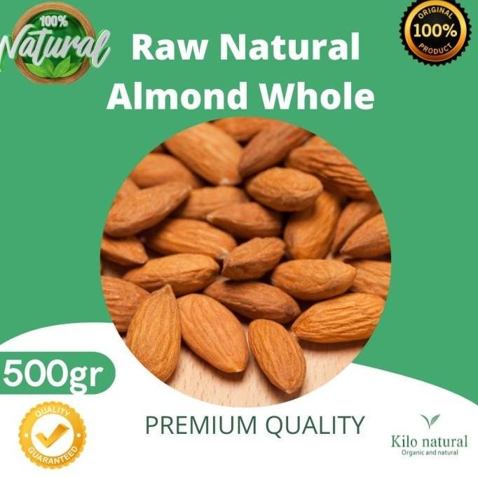 

Terlaris Raw almond / almond mentah 500gr Best seller